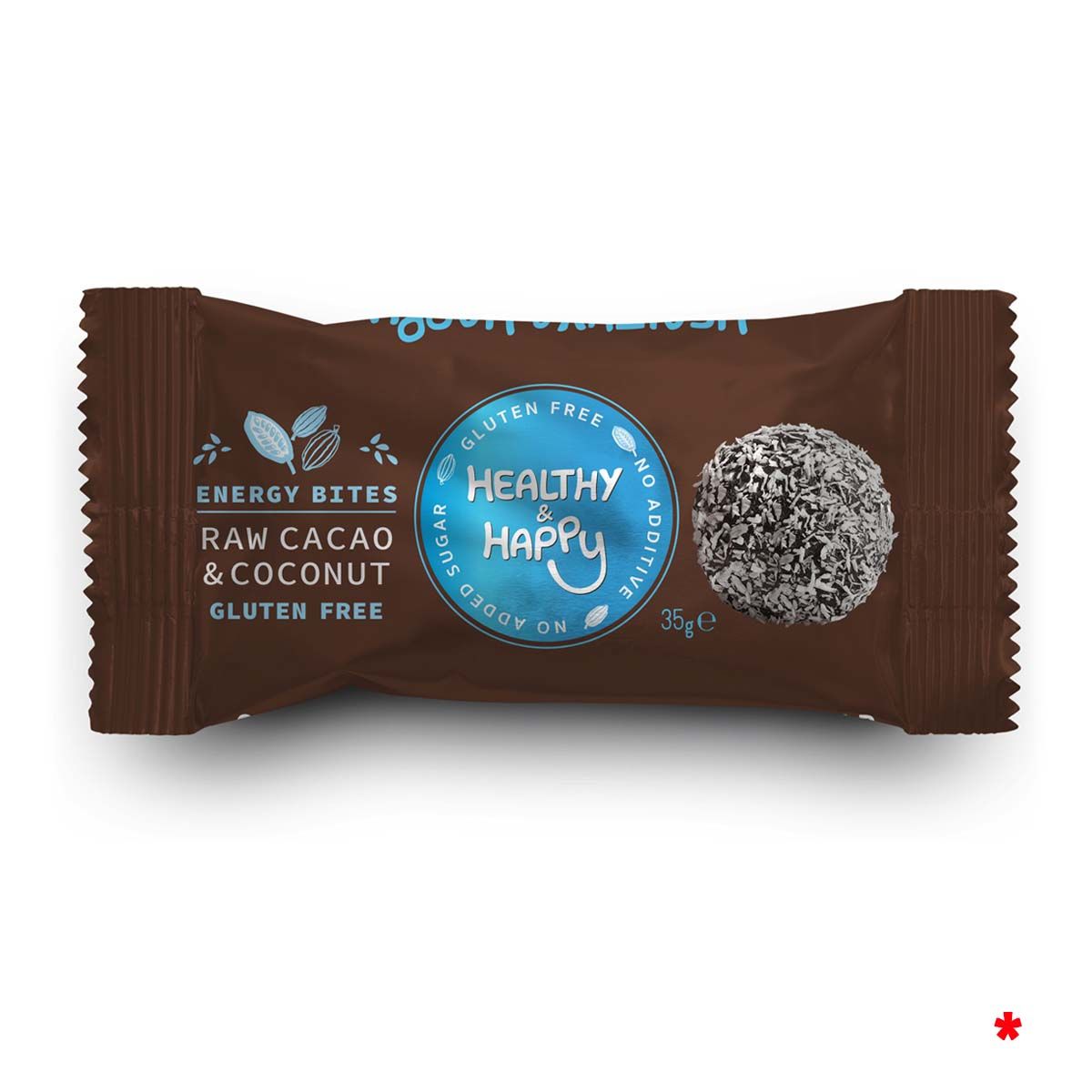 Glutensiz Raw Cacao & Coconut Sağlıklı Enerji Topları x 20