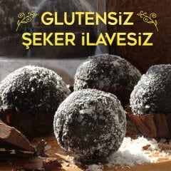 Glutensiz Raw Cacao & Coconut Sağlıklı Enerji Topları x 20