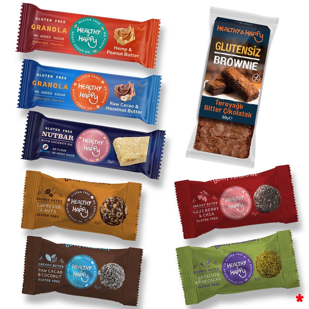 Healthy & Happy Tanışma Paketi Glutensiz & Vegan