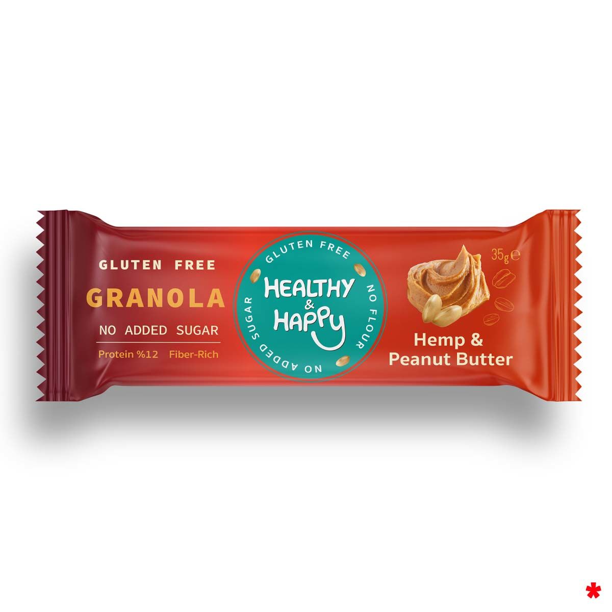 Glutensiz Hemp & Peanut Butter Granola Bar x 13